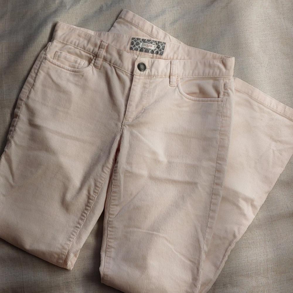 J. Crew Matchstick light peach cords 29R